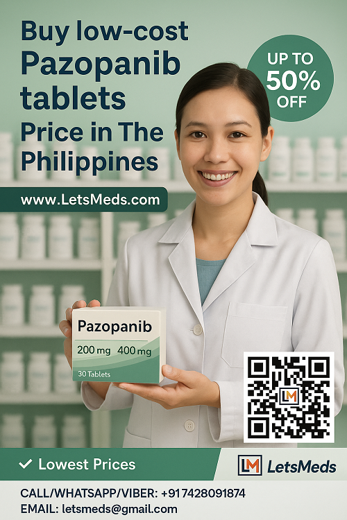 LetsMeds Offers Affordable Pazopanib Tablets Cost In The Philippines
