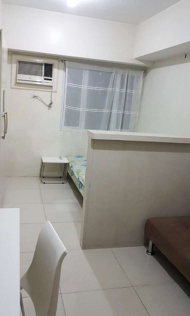 Fully Furnished Corner Studio Condo Unit For Rent – Unit 907 at Princeton Residences