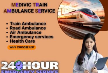 Medivic Train Ambulance in Patna serves its purpose no matter what situation you are facing
