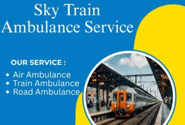 Choose Sky Train Ambulance Service in Indore to transport your critical patient