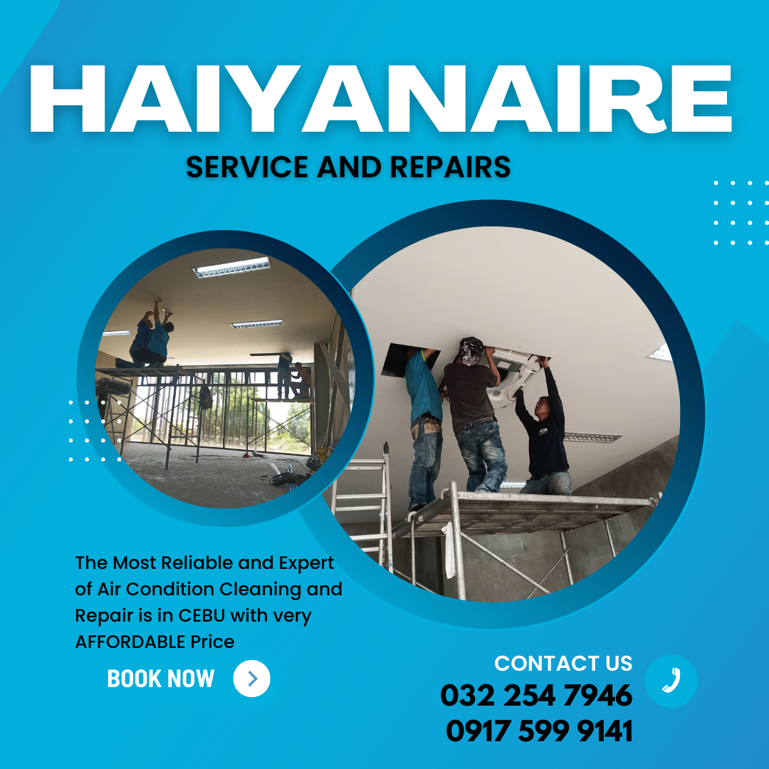HAIYANAIRE AIRCON CLEANING and REPAIR SERVICES in Brgy. Pitogo Consolacion Cebu