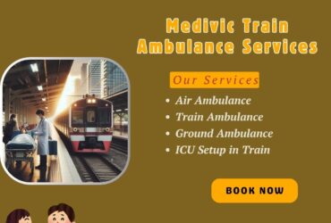 Book Medivic Train Ambulance Services in Varanasi for Fast Patient Transfer