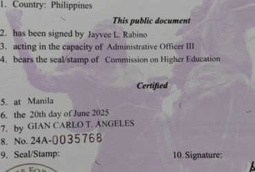 Apostille of various Documents for use Abroad