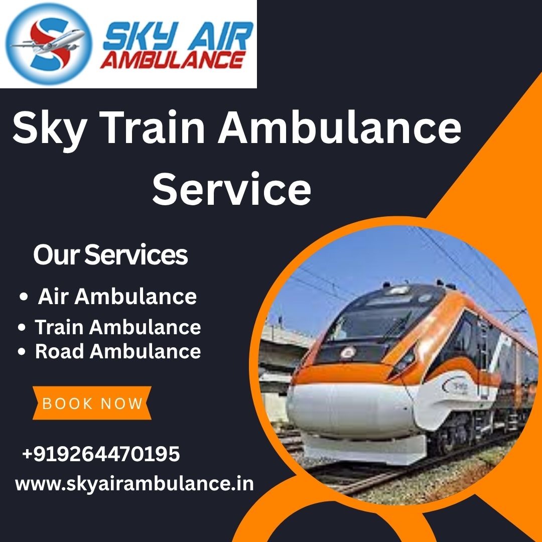 Choose Sky Train Ambulance Services in Silchar to transport your critical patient