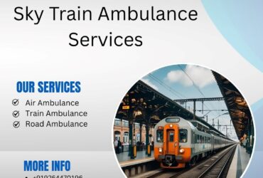 Get Sky Train Ambulance Services with Hi-Tech Medical Facilities in Indore