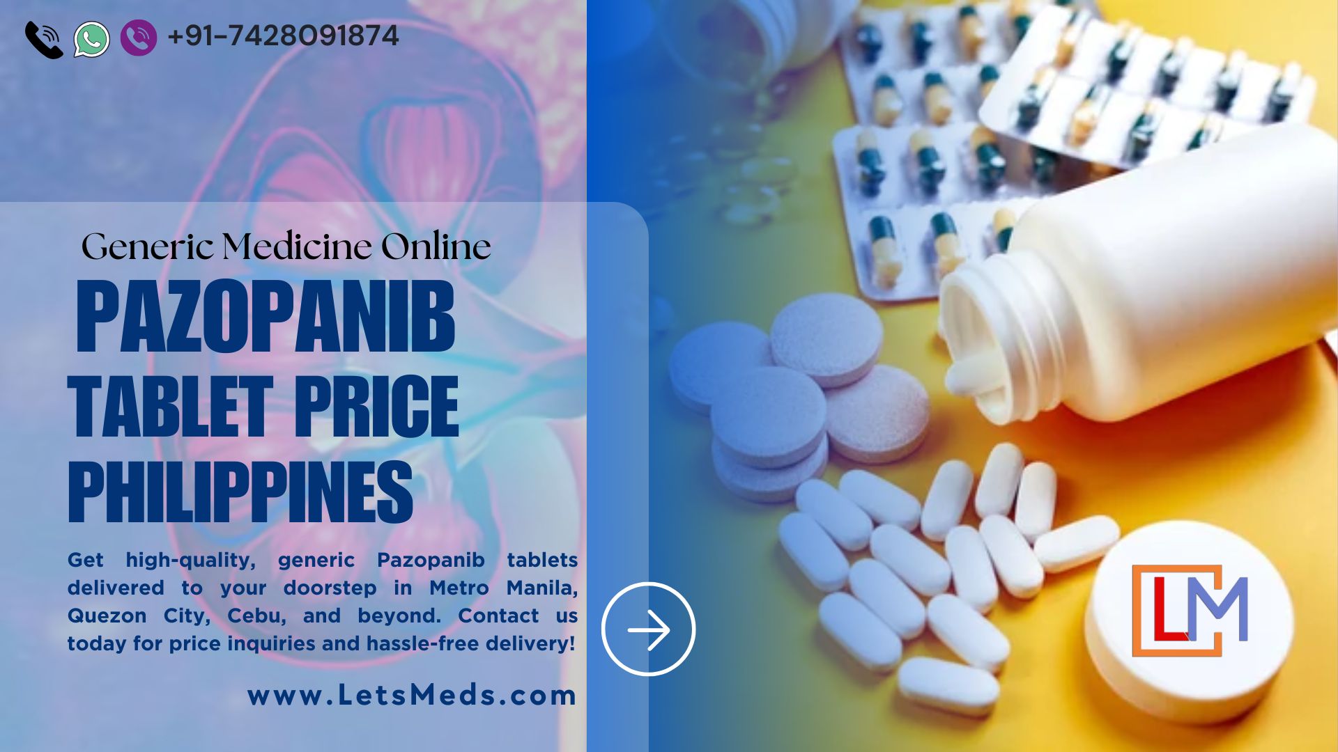 Purchase Pazopanib Tablet Online Price Philippines