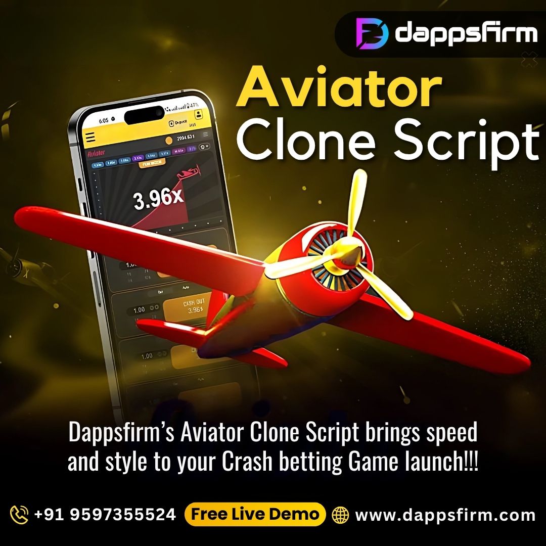 Win the Crash Game Market with Dappsfirm’s Aviator  Script