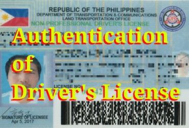 Driving License with Apostille
