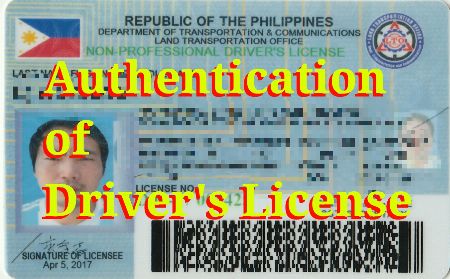 Driving License with Apostille