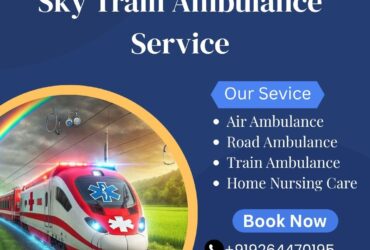 Choose Indoor Sky Train Ambulance Service in Indore with Doctor Support Team