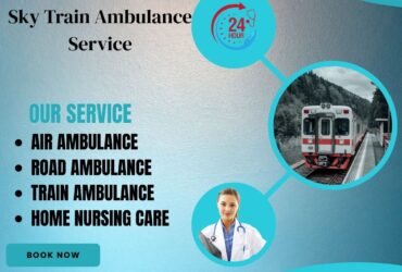 Sky is ready immediately as per the Demand in Bokaro in its Train Ambulance