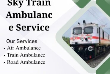 Avail Sky Train Ambulance Service in Raipur with Experienced Medical Team