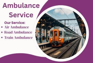 Book Sky Train Ambulance service in Raipur and transport the patient safely at a low cost