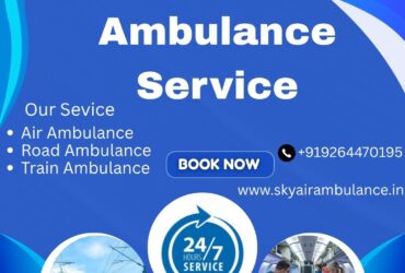 Choose Sky Train Ambulance Service with Experienced Medical Team in Indore
