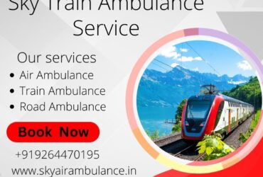 Hire a Sky Train Ambulance from Jabalpur at a nominal  fee and take your patient safely