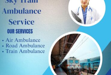 Use Sky Train Ambulance Service in Jabalpur for risk-free medical transportation