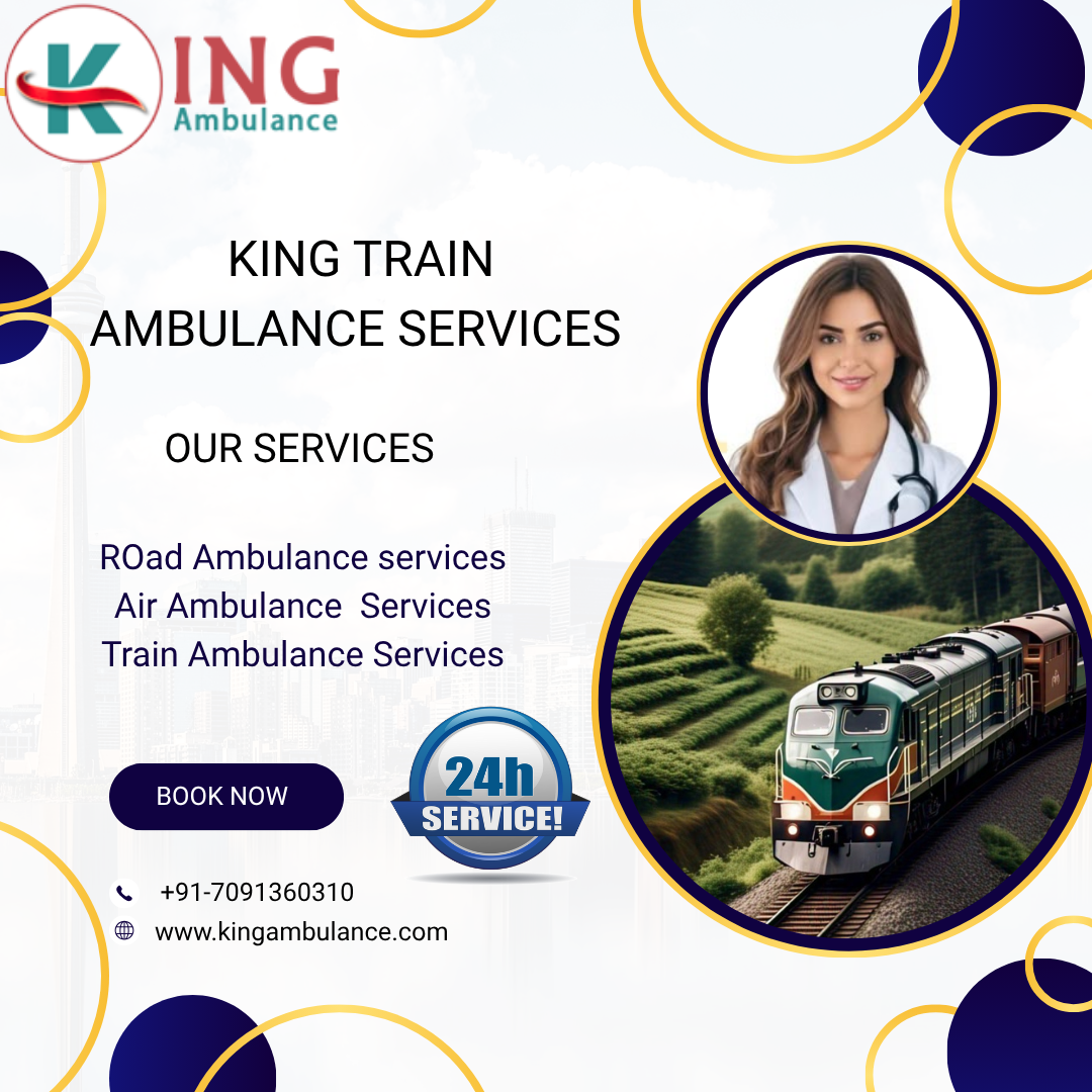 Book Now Patchwork King Train Ambulance Services in Silchar from Patient Safety