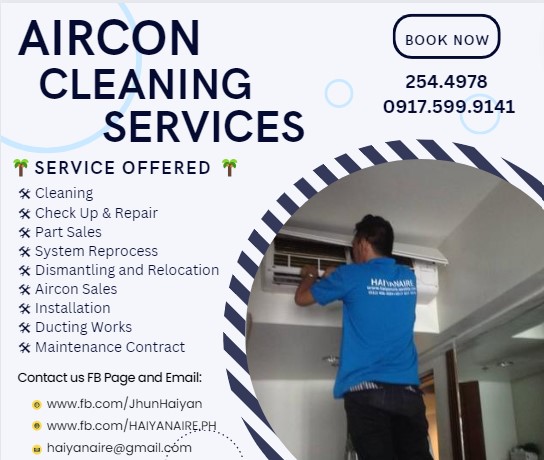 HAIYANAIRE AIRCON CLEANING and COLD STORAGE REPAIR SERVICES in Sacsac Consolacion Cebu 