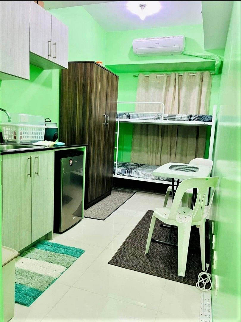 Fully Furnished Studio Condo Unit For Rent – 46th Floor at Green Residences
