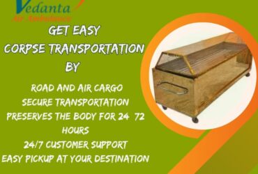 Vedanta hearse transport service in Chennai is readily available