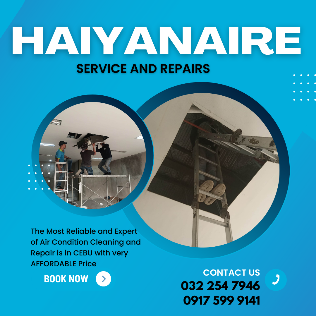 HAIYANAIRE AIRCON CLEANING and COLD STORAGE REPAIR SERVICES in Tayud Consolacion Cebu 
