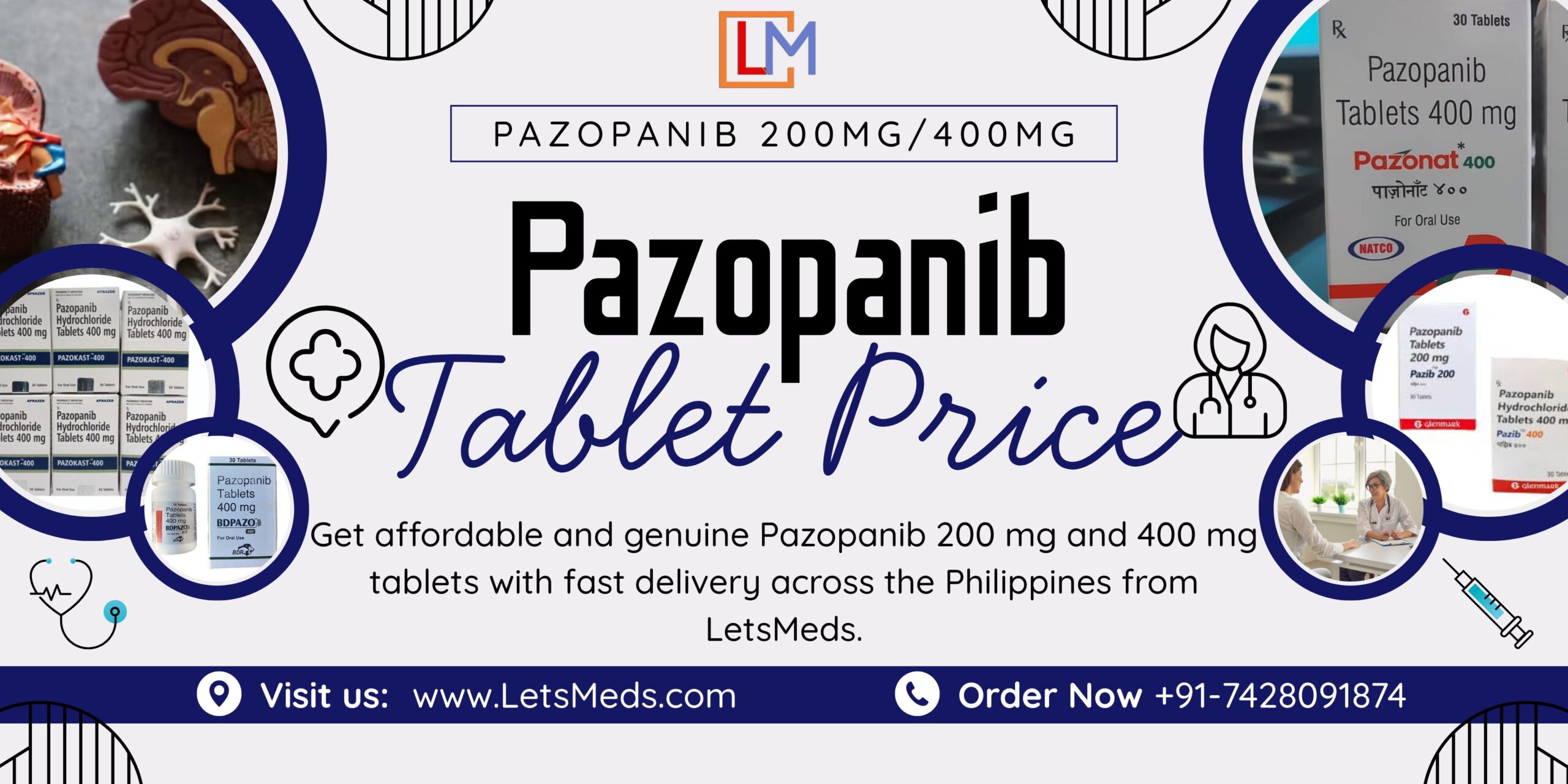 Where can I buy Pazopanib Tablet Online at Lower cost in Philippines