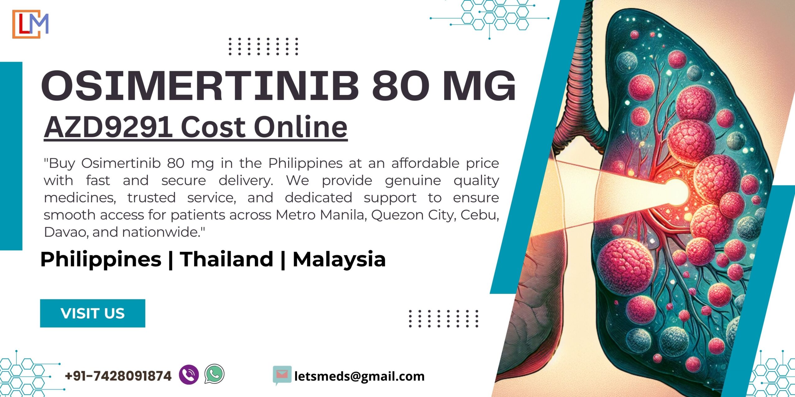 Where Can I buy Osimertinib 80 mg Tablet Online Cost Manila Philippines