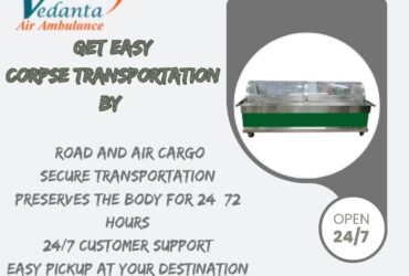 Vedanta hearse transport offers respectful transportation for families in Hyderabad