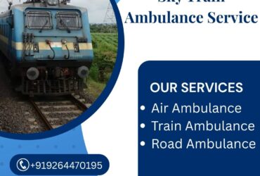 Book Sky Train Ambulance Service from Raipur – Transferring Patients with Utmost Safety
