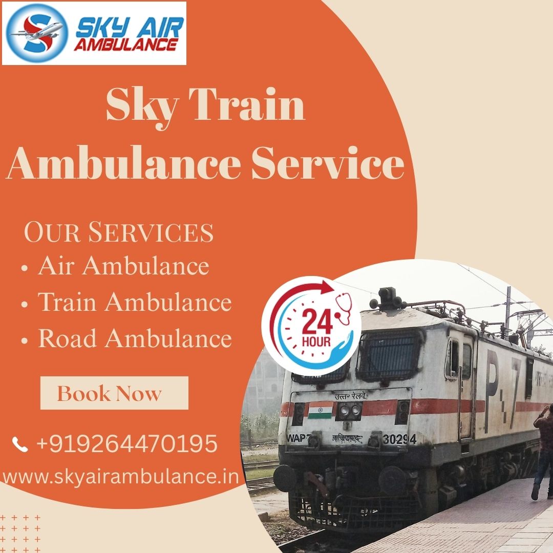 Select Sky Train Ambulance Service in Jabalpur for your critical patient loved ones