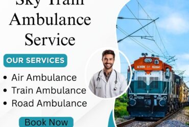 Avail Sky Train Ambulance Service with High-Tech Medical Setup in Indore