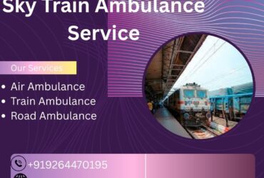 Use the Sky Train Ambulance service in Nagpur which provides high-level medical facilities during transfer