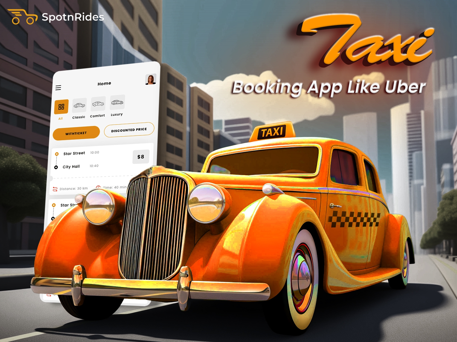 Your Taxi Business, Powered by SpotnRides’ Uber  Technology