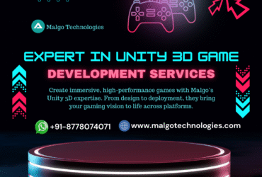 Malgo is a trusted provider of Unity 3D Game Development Services