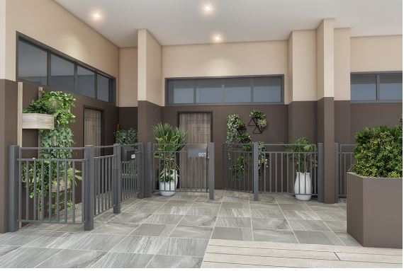 GARDEN UNIT AT THE COURTYARD 2BR CONDO CEBU CITY
