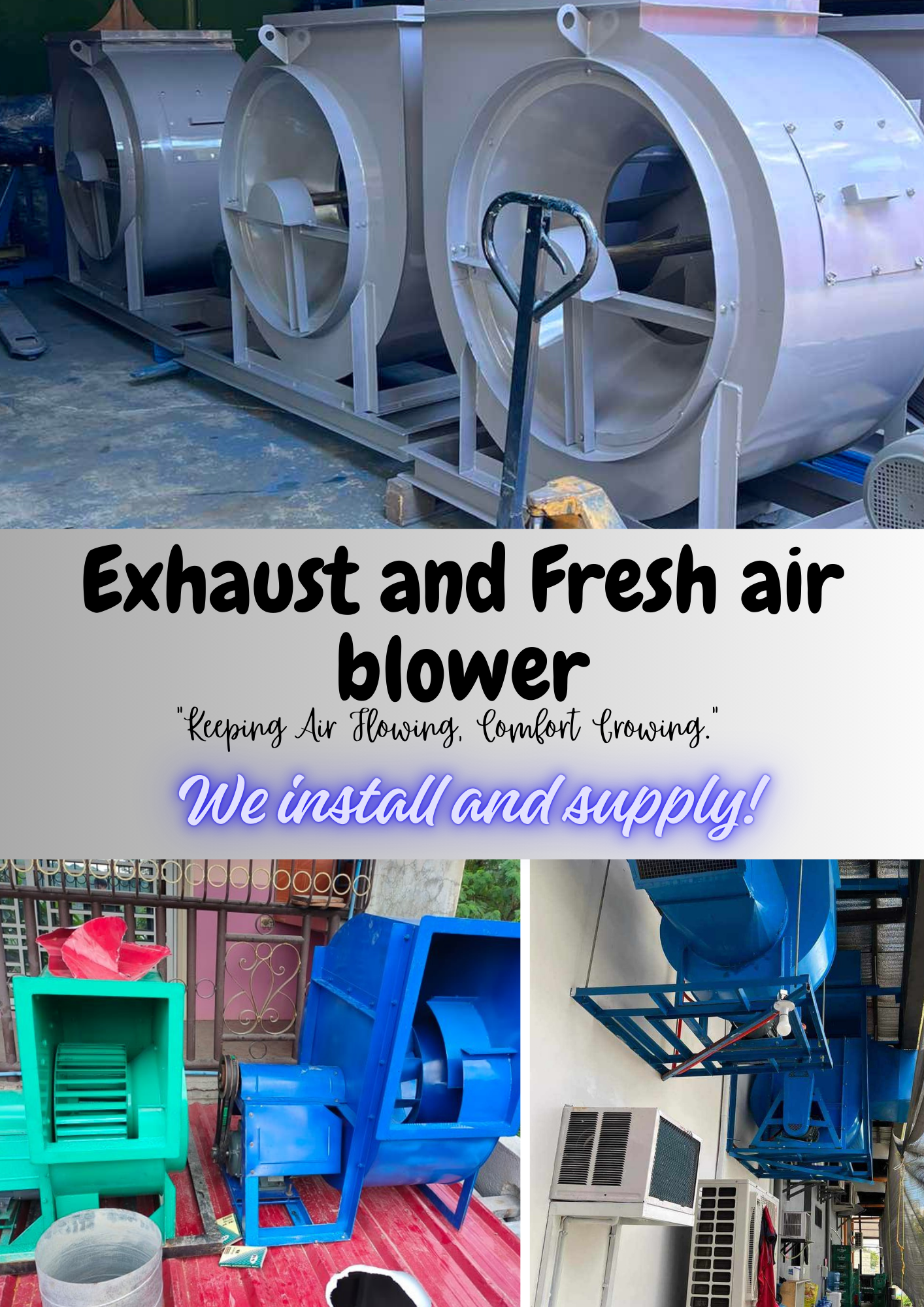EXHAUST BLOWER// VENTILATION