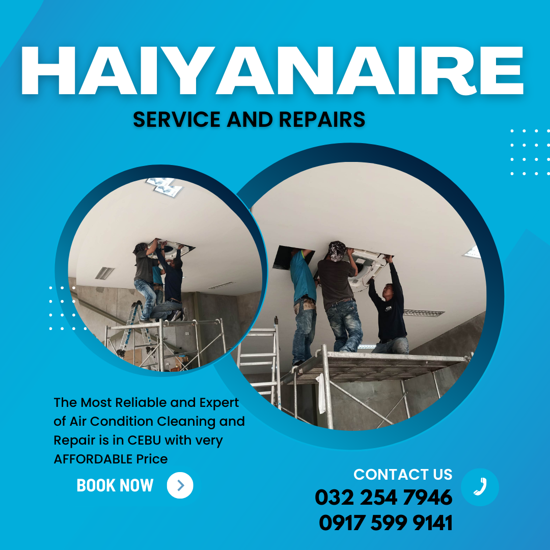 HAIYANAIRE AIRCON CLEANING and COLD STORAGE REPAIR SERVICES in Tolotolo Consolacion Cebu 
