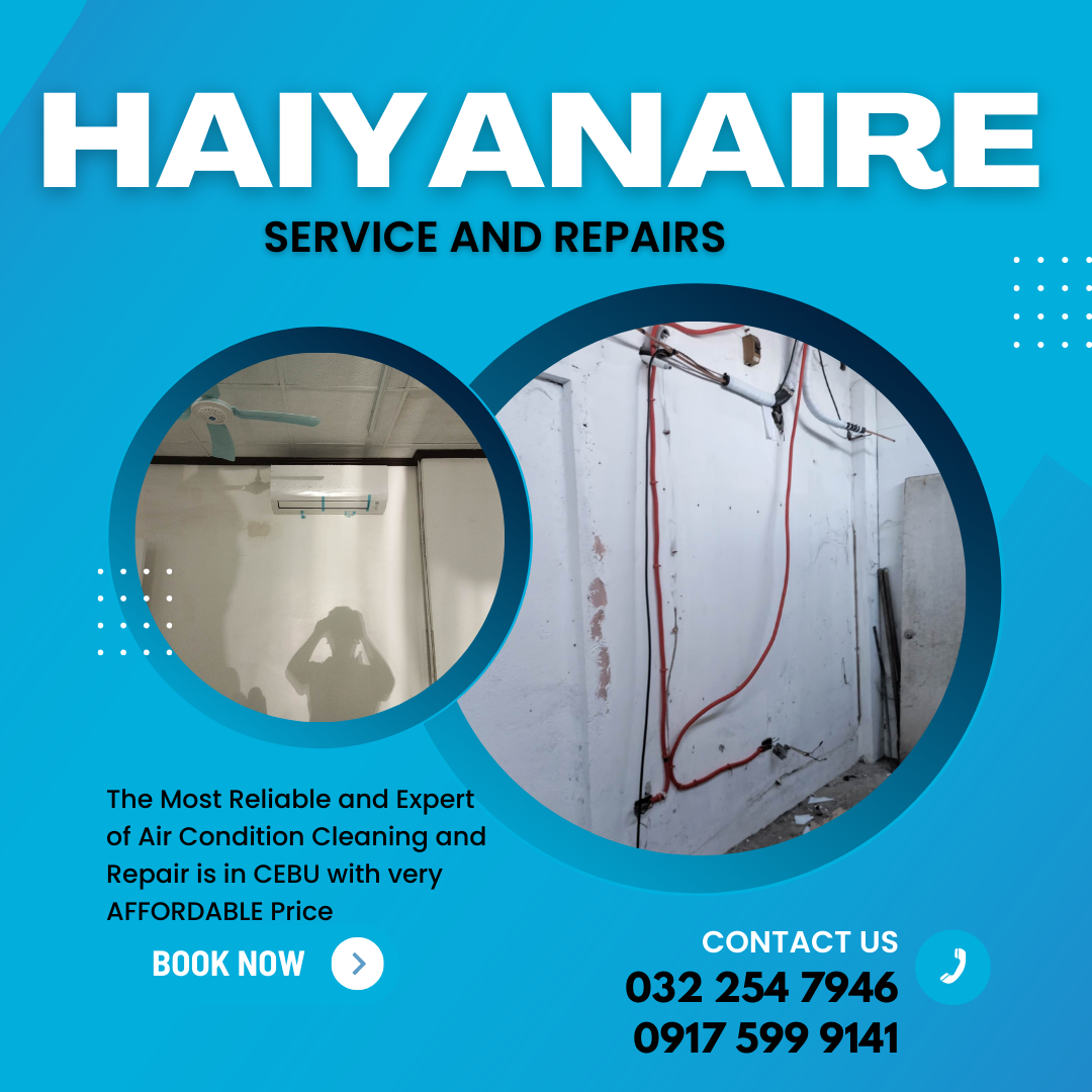 HAIYANAIRE AIRCON CLEANING and COLD STORAGE REPAIR SERVICES in Tugbongan Consolacion Cebu 
