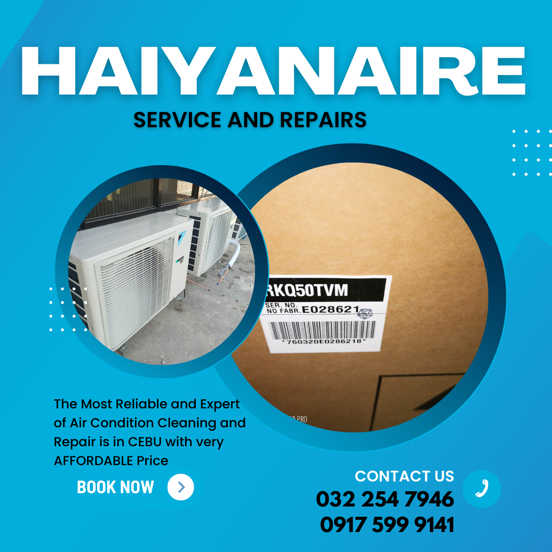 HAIYANAIRE AIRCON CLEANING and COLD STORAGE REPAIR SERVICES in Agus Lapu-lapu City 