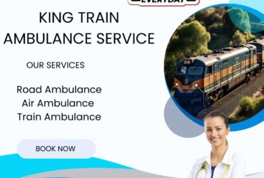 get King Train Ambulance Service in Guwahati to save your sick patient's life
