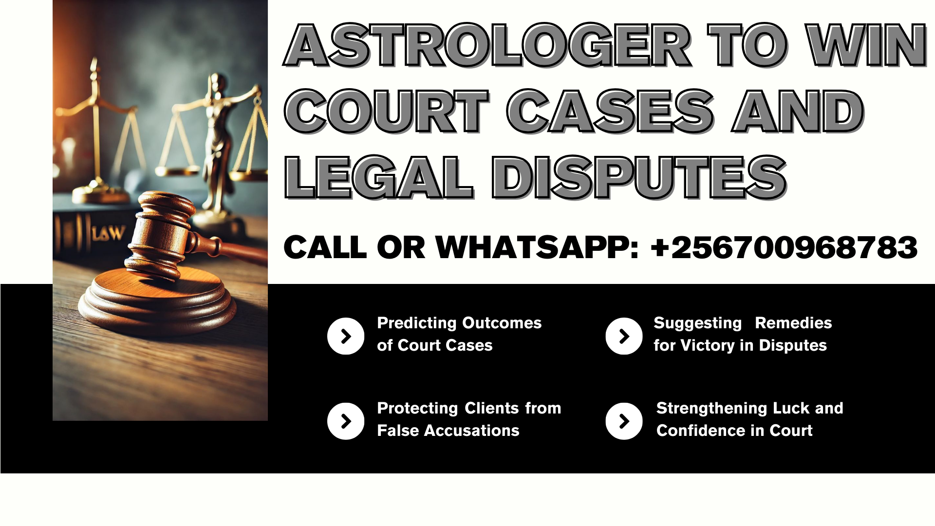 Astrology to Win Court Cases & Legal Problems in Uganda +256700968783
