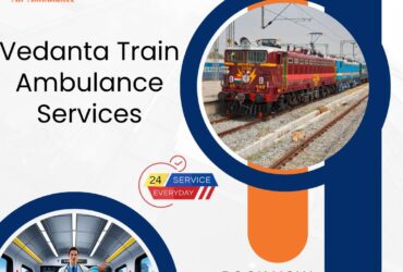 Choose Vedanta Train Ambulance Services in Asansol to transport your critical patient