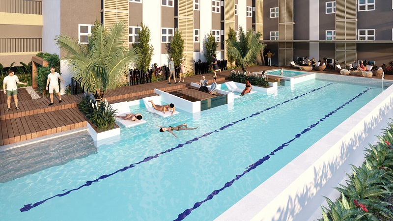 GARDEN UNIT BE RESIDENCES MACTAN CEBU READY FOR OCCUPANCY CONDO