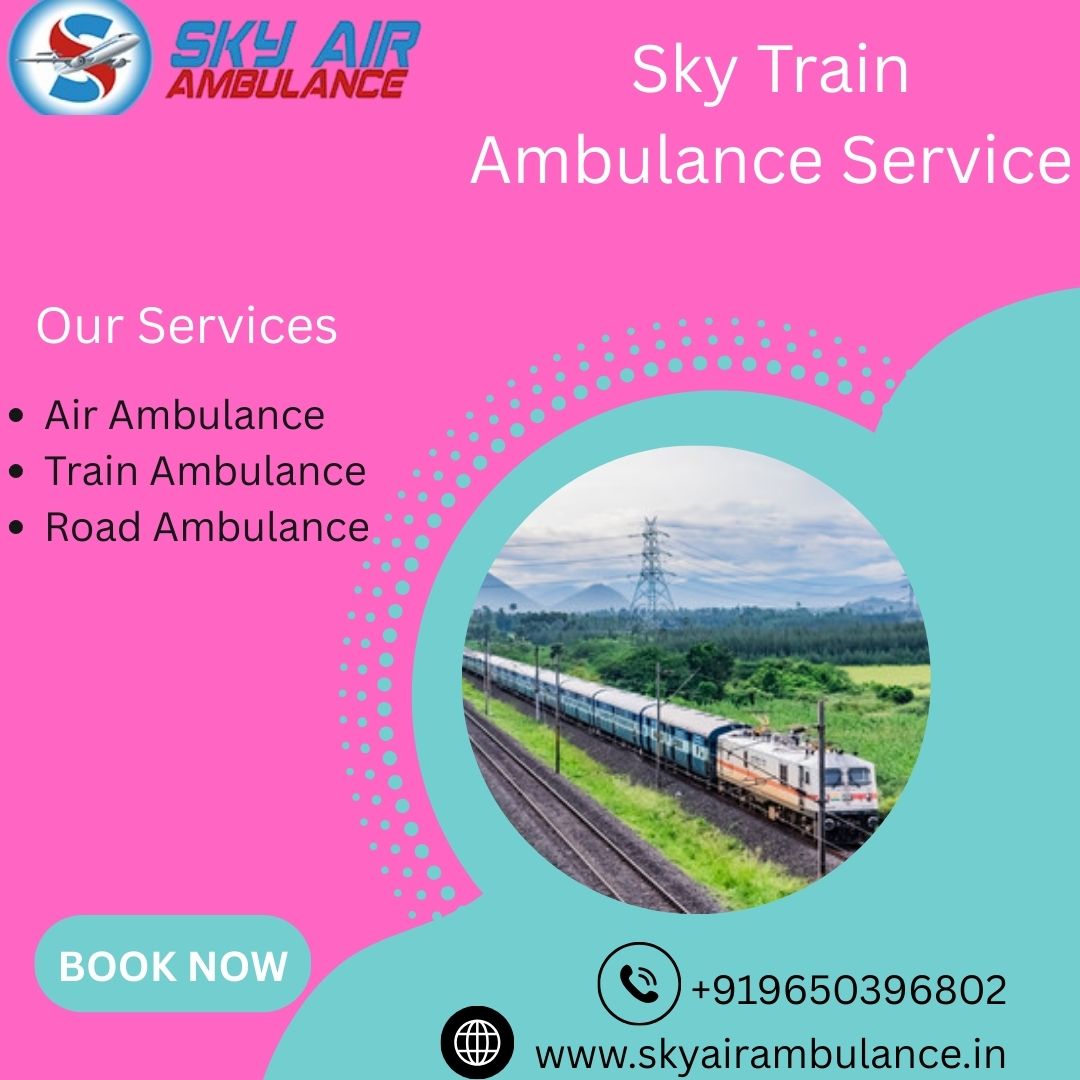 Sky Train Ambulance Service in Varanasi Transports Patients for Medical Treatment