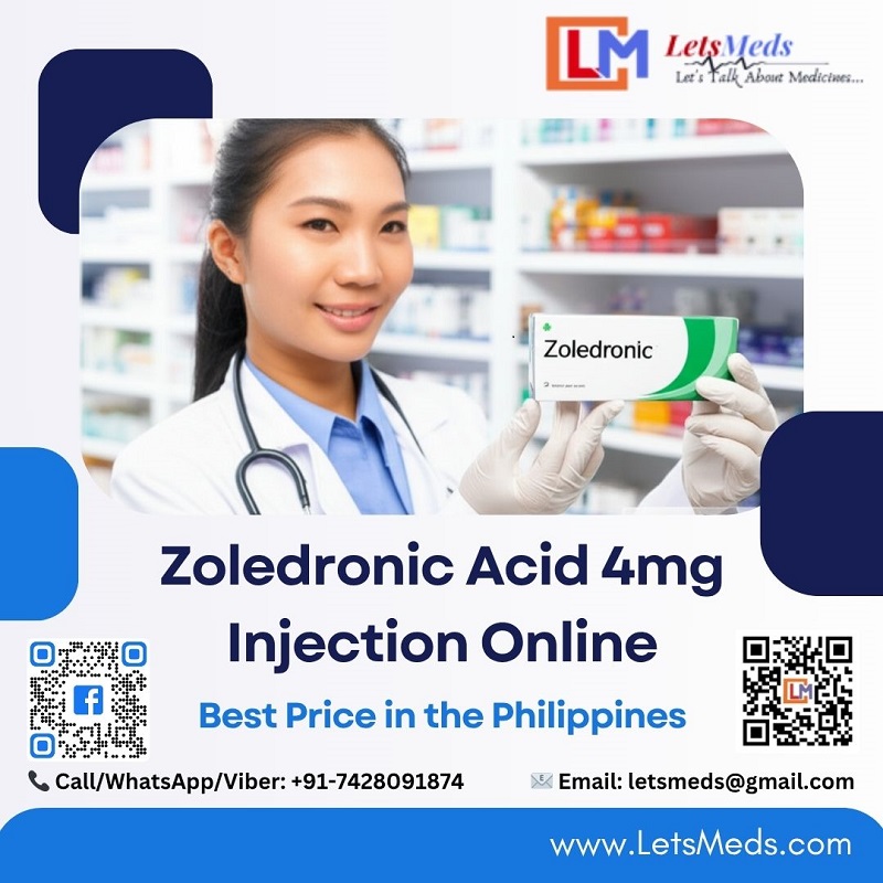 Zoledac 4mg Injection Price in Philippines | Buy Zoledronic Acid Online
