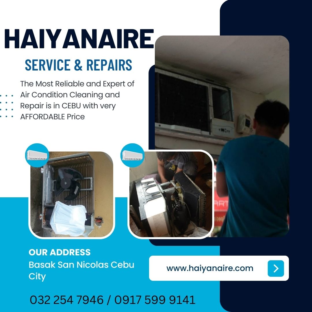 Home Service Haiyanaire Aircon Cleaning In inayawan Cebu city