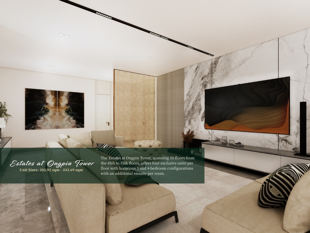 Estates Unit D – 4 Bedroom Condominium  in Binondo, Manila (Ongpin Tower)