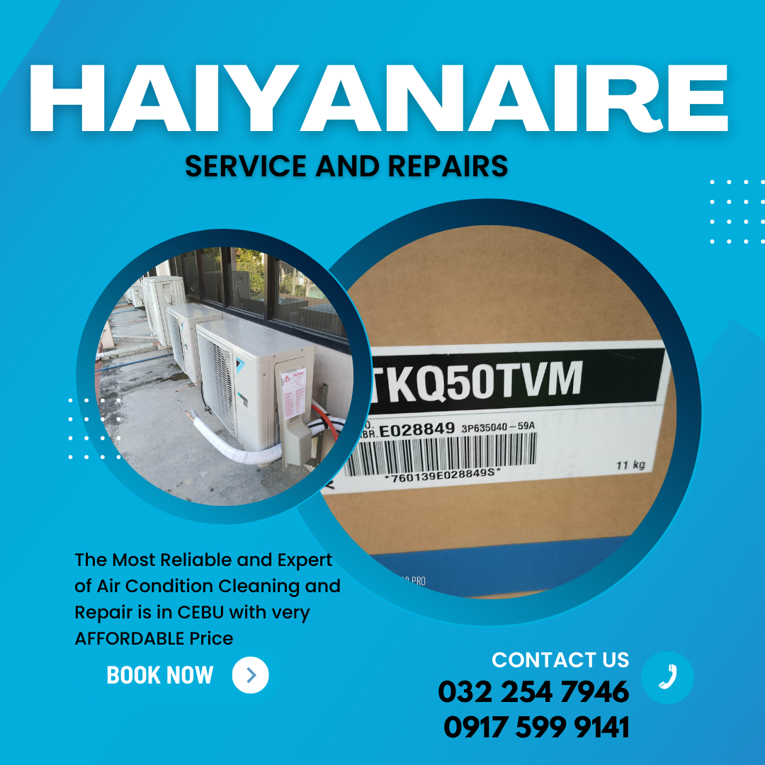 HAIYANAIRE AIRCON CLEANING and COLD STORAGE REPAIR SERVICES in Babag Lapu-lapu City 