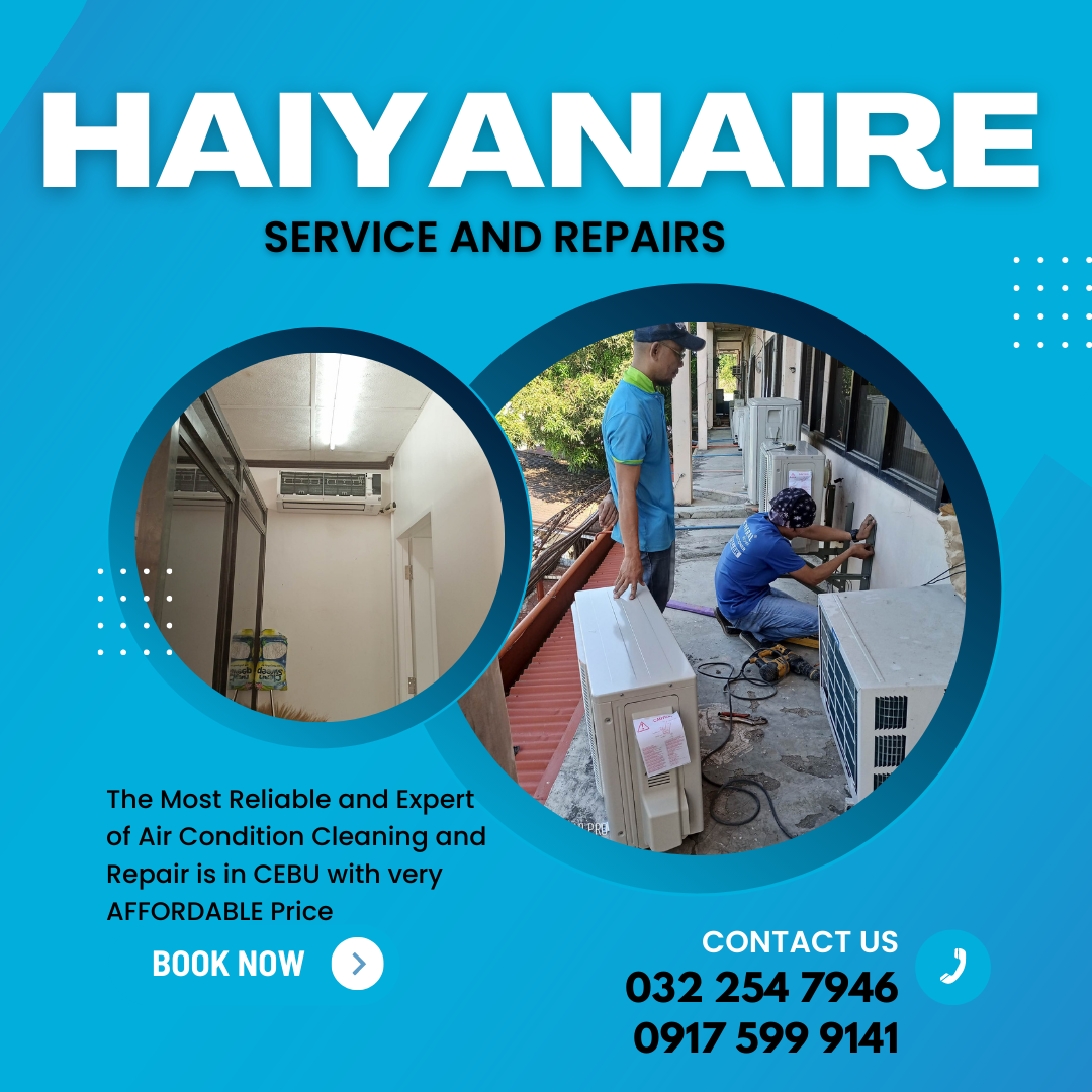 HAIYANAIRE AIRCON CLEANING and COLD STORAGE REPAIR SERVICES in Bankal Lapu-lapu City 