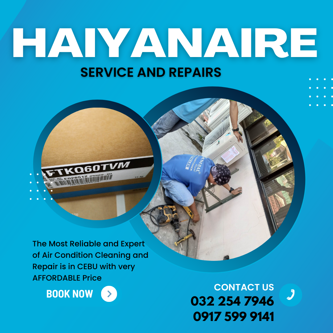 Cebu HAIYANAIRE AIRCON CLEANING and COLD STORAGE REPAIR SERVICES in Basak Lapu-lapu City 
